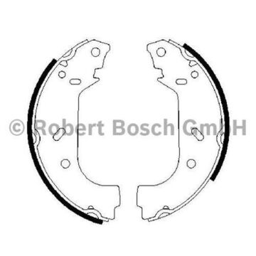 Arka Pabuç Balata Jumpy 95-00 2.0Hdi 99> Expert 96> Evasıon 94-02 P806 95>02 Scudo 99-06 255X 60 BOSCH 0986487835