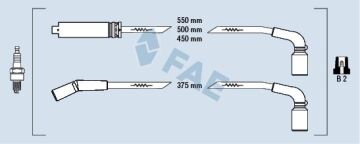 Buji Kablo Set Chevrolet Kalos 1.4 02 > Lanos 1.4-1.5 97 > Chevrolet Aveo 1.5-Kalos 1.5 05 > FAE 83562