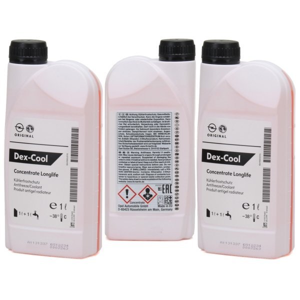 Opel Kırmızı Organik 3 Litre Antifiriz 7833714