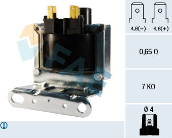 Ateşleme Bobini Astra F 1.4-1.6-1.8- Corsa A-B 1.2-1.4-Vectra A 1.6-1.8-Vectra B 1.6 C14nz FAE 80262