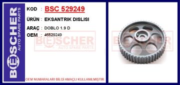 Eksantrık Dıslısı Doblo 1.9 D BSC 529249