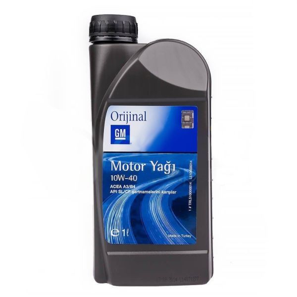GM SAE 10W40 1 LT Yarı Sentetik Motor Yağı