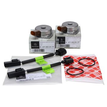 Mercedes W203 Kasa C180 Kompressor Eksantrik Ayar Manyetik Valf Ve Kablo Seti Orijinal Mercedes A2710510177 - A271150273365 - 10100165