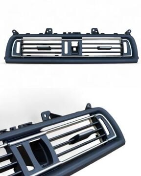 Klima Kalorifer Izgarası Ön Orta Komple Nikelajlı Piano Siyah Bmw F10 Lcı GKL 340010