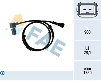 On Abs Sensoru Volvo S40 I 644 1.6 99>04 V40 645 95>04 FAE 78350