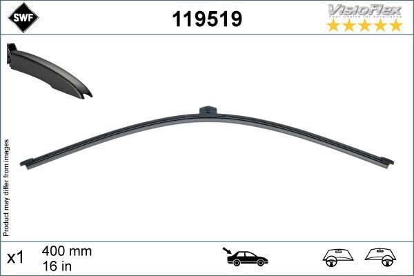 Sılecek Supurgesı Arka 400Mm Mercedes Vıto W447 . Audı A4 A6 Q3 Q8 Swf VALEO 119519