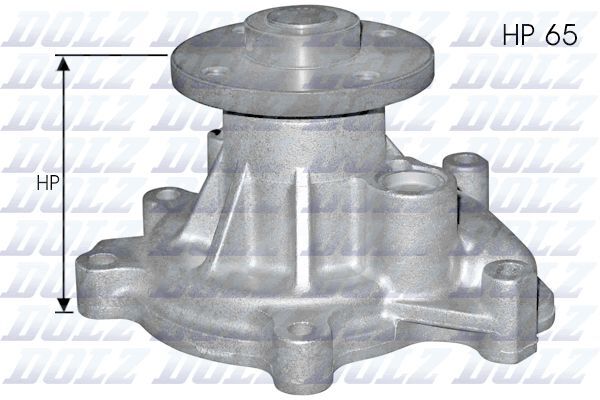 Devirdaim Su Pompası Toyota Yarıs 1.0L 1Sz-Fe Scp10 03-05 / 1.3L 2Sz-Fe Scp12 Scp90 03-09 4 Delik Flanş DOLZ T224