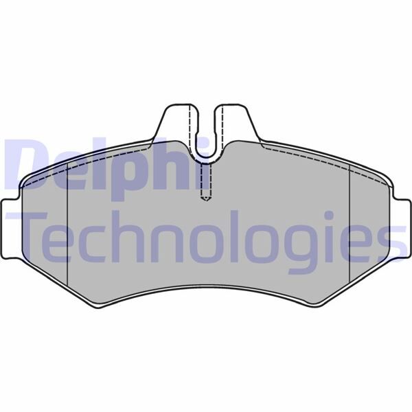 Fren Balatası Arka Mercedes W463 B901>B904 . Vw Lt 28-35-46 DELPHI LP1437