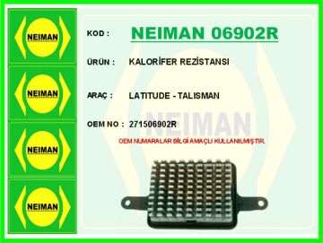 Kalorifer Rezistansı Latıtude - Talısman NEIMAN 06902R
