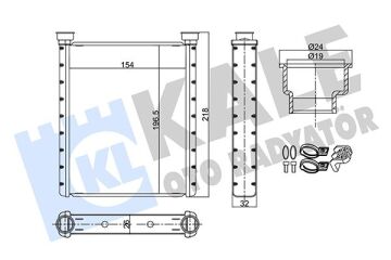 Kalorıfer Radyatoru Mercedes W176 W246 C117 X117 X156 KALE 355720