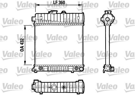 Motor Su Radyatoru Mercedes M111 W202 S202 W210 S210 Klımasız VALEO 731804