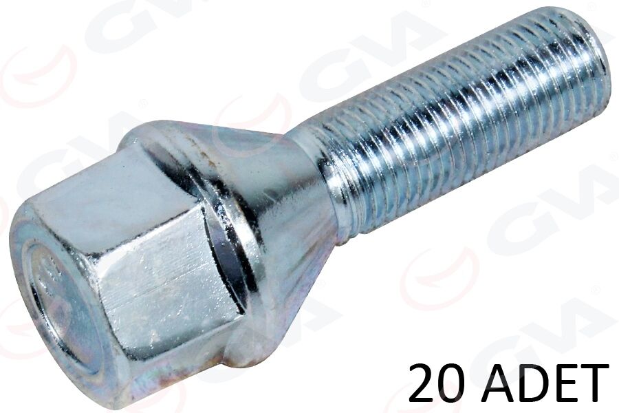 Bijon Civatası Galvaniz M131 Dkş Tofaş-Doğan-Kartal-Şahın Aa19-M12x1.50 X31 Paket Adet : 20 GVA 8820142
