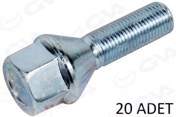 Bijon Civatası Galvaniz M131 Dkş Tofaş-Doğan-Kartal-Şahın Aa19-M12x1.50 X31 Paket Adet : 20 GVA 8820142