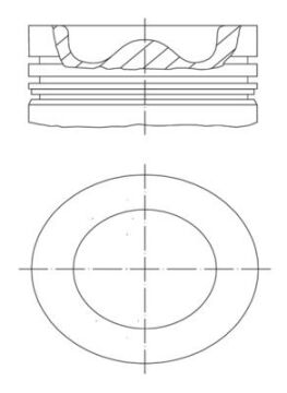 Motor Piston Segman Std 75.00Mm Crossland-Crossland-P208-P301-P308-P508-P2008-P3008-P5008-Expert-T Raveller-Partner-Berlıngo-Jumpy-Spacetourer-C3-C4-Ds3-Ds4-Ds5 1.6 Bluehdı B16dt-B16dth 73/85/88Kw/1 MAHLE 039PI00127000