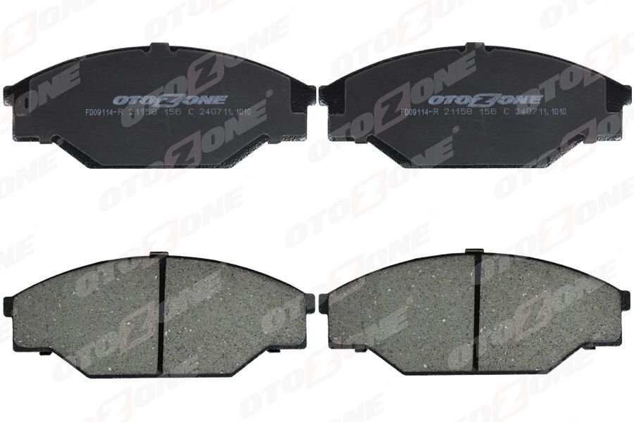 Ön Fren Balata Toyota Hılux 2.4L 2L-T Ln85 Ln145 4X2 90-04 / Hıace 2.4L 2L Lh112 Lh114 89-> OTOZONE FDO9114-R