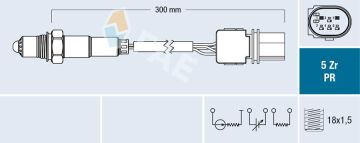 Oksijen Sensörü P207-P308-P508-P2008-P3008-C3-C4-C5-Partner-Berlıngo-Ds3-Ds4- 1.4-1.6 Vti Mini R55 R56 R57 FAE 75059