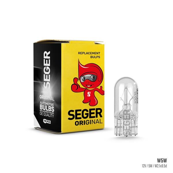 Ampul W5w 12V 5W W2.1X9.5D T10 B. Dipsiz Standart Yenileme SEGER 209526