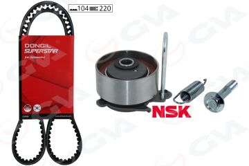 Triger Kayış Seti Eksantrik Seti Honda Cıvıc 1.4L D14z6 1.6L D16v1 D16w7 Vtec Ep Es Eu 01-05 1 Kayış 1 Rulman 1 Yay DONGIL KIT104RU22