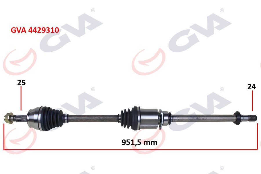Komple Aks Ön Sağ Egea 1.3 Mjt Mt 15- İç Aks Kafalı GVA 4429310