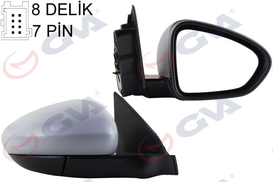 Dış Dikiz Aynası Sağ Egea 15> Elektrikli Isıtmalı Sensörlü Astarlı Konveks 7 Fiş Vm-6157Ehpsr GVA 1029210