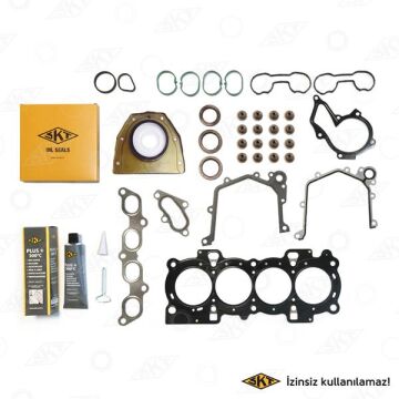 Tam Takım Conta Fiesta. Focus. Puma Silindir Kapak Contalı 1.6 16V Zetec S 100Hp Benzinli Motorlar SKT 4C-030-10