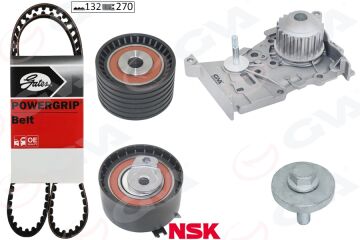 Devirdaimli Eksantrik Gergi Kiti Clıo Iı 01> Clıo Iıı 04>Megane I 96> Megane Iı 02> Megane Iıı 09> L Aguna I 96> Laguna Iı 01> Scenıc I 96> Scenıc Iı 02> 1.4-1.6- 16V K4m-K4j GVA 59WPK1423G