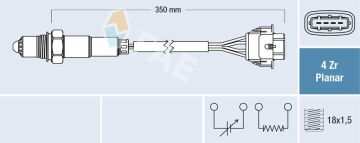 Oksijen Sensörü Ön Opel Astra G-H Corsa C-D Combo C-D Meriva A-Vectra C-Zafıra 1.0-1.2-1.4 Xep-Xel 2 .0 Ler 3.2 Z32ze FAE 77208