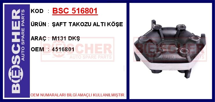 Şaft Takozu Altı Köşe M131 Dkş BSC 516801