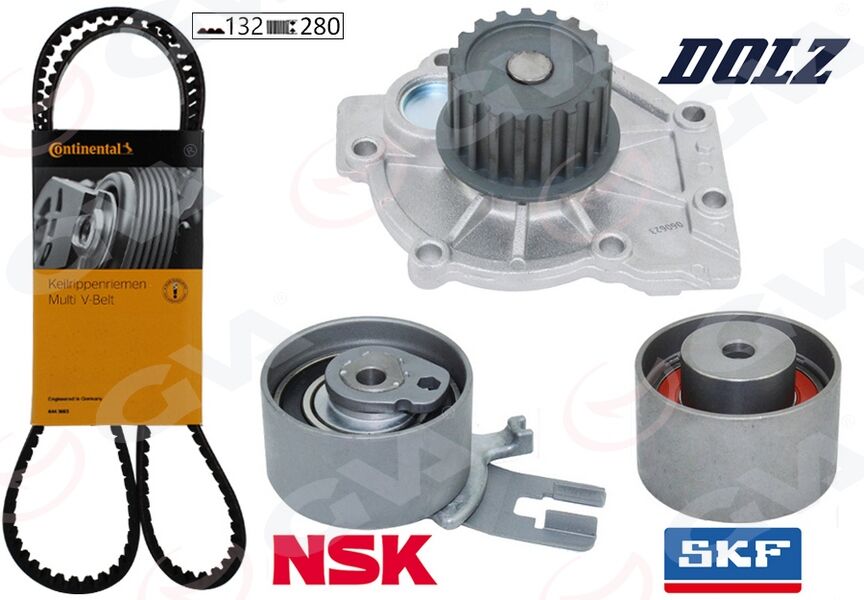 Eksantrık Rulman Kıtı Trıger Setı Devırdaım Lı Volvo C30 10>14 C70 Iı 06>14 S40 Iı 06>10 S8 Iı V6 V7 Xc6 Xc9 D3-D4-D5 GVA 59WPK9990