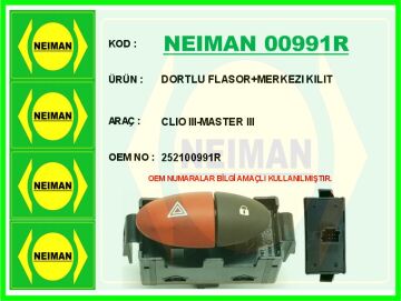 Dortlu Flasor Merkezı Kılıt Clıo Iıı-Master Iıı NEIMAN 00991R