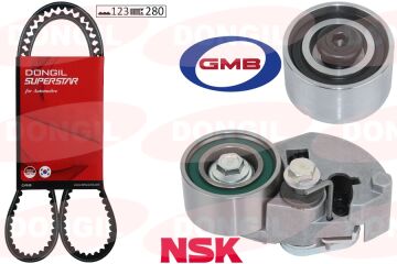 Triger Kayış Seti Eksantrik Seti Hyundaı Accent Admıre Getz 1.5L D3ea 02-05 / Tucson Santafe 2.0L 2.2L D4ea D4eb 04-09 / Sonata 2.0L 06-11 / Kıa Sportage 2.0L D4ea 04-10 1 Kayış 2 Rulman 123X280 DONGIL KIT123RU28