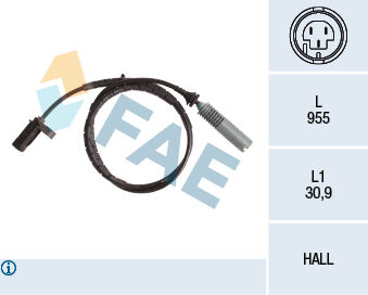 Abs Sensoru Arka Bmw E81 E82 E87 E88 E90 E91 E92 E93 FAE 78139
