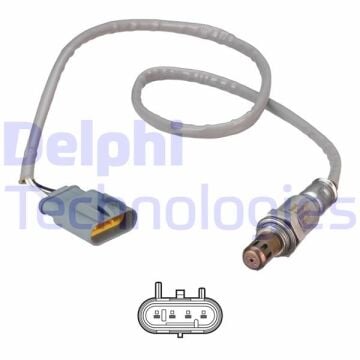 Ön Oksijen Sensörü Alfa-Chrysler-Fıat-Lancıaalfa Romeo Mito-Chrysler Ypsilon-Fıat 500.Panda.Punto-La DELPHI ES21073-12B1