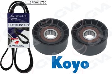 Alternatör Gergi Kiti Kütüksüz Clıo Iı-Kangoo-Megane I-Scenıc I-Logan1.4-1.6 16V Klimalı Hidr K015pk1750 GVA 59A1108