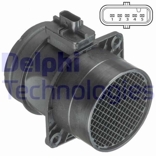 Hava Debımetresı Hava Akışmetre Vw-Skoda-Seat-Audi Amarok-Crafter-T5-T6-Passat-A4 10> Cffa-Cffb-C Fgb-Cdca-Crlb-Ckub-Caab-Caac-Caad-Cxfa 2.0 Tdı DELPHI AF10397-12B1