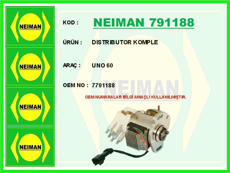 Dıstrıbutor Komple Uno 60 NEIMAN 791188