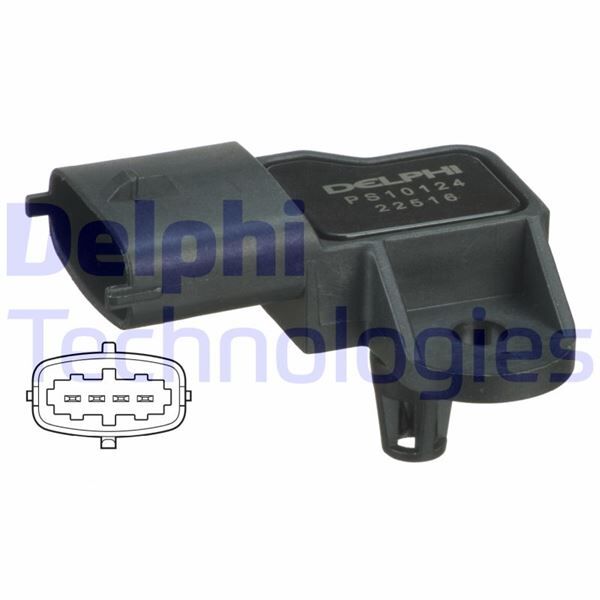 Basınç Map Sensörü Astra G-H-J-Insıgnıa A-Corsa D-Merıva A-B-Vectra C-Zafıra B 1.4 Net-Nel-1.6 Let-X Nt-Let-Ler 2.0 Leh-Lel-Ler DELPHI PS10124