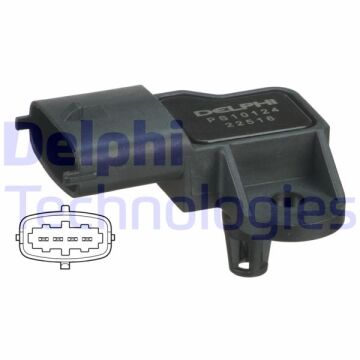 Basınç Map Sensörü Astra G-H-J-Insıgnıa A-Corsa D-Merıva A-B-Vectra C-Zafıra B 1.4 Net-Nel-1.6 Let-X Nt-Let-Ler 2.0 Leh-Lel-Ler DELPHI PS10124