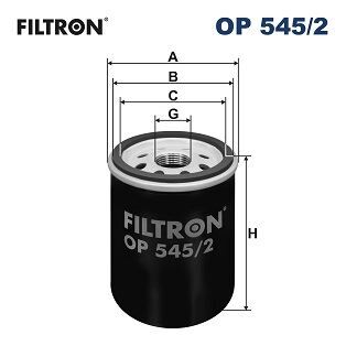Yağ Filtresi Fıat Egea-Doblo-Albea-Palıo-Brava-Marea-Punto-Stılo 1.2 1.4 Astra F-Combo-Corsa A-B-Vec Tra-Tıgra-L200-Cıvıc FILTRON OP545.2