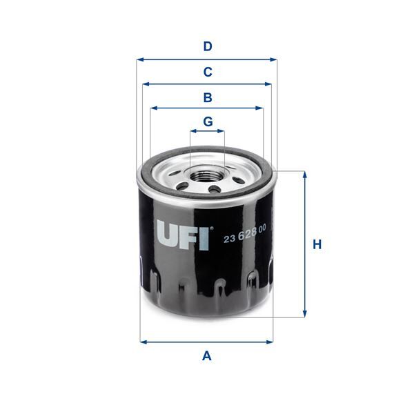 Yag Fıltresı Mercedes Om607 W176 W246 C117 X156 W415 . Renault Clıo Iv 12> Megane Iv 15> Duster 12> Symbol Iıı 14> Nıssan Qashqaı Iı 13> Juke 12> Note E12 13>16 1.5Dci K9k UFI 2362800