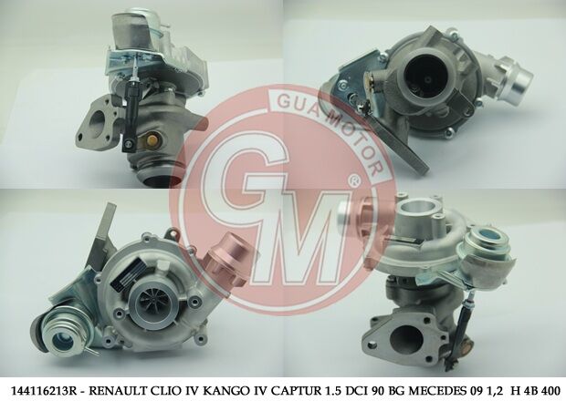 Turbo Şarj Renault Clıo Iv Kango Captur 1.5 Dcı 75-90 Bg Dacıa Dokker Logan Sandero GUA 40632
