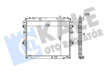 Radyatör Toyota Hılux Iıı Al/Pl/Brz 525X648x26 KALE 366500