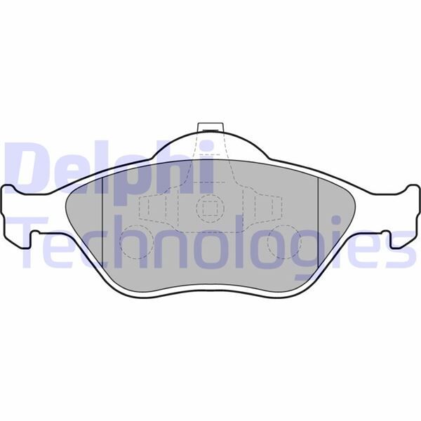 Ön Balata Fıesta 1.4Tdci Absli 00 > Fusıon 02 > Mazda 121 96 > Mazda 2 03> DELPHI LP1469