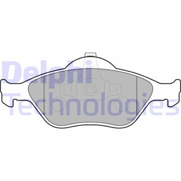 Ön Balata Fıesta 1.4Tdci Absli 00 > Fusıon 02 > Mazda 121 96 > Mazda 2 03> DELPHI LP1469