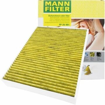 Bmw 3 Seri F30 Kasa Antibakteriyel Karbonlu Polen Filtresi Mann Marka FP25001