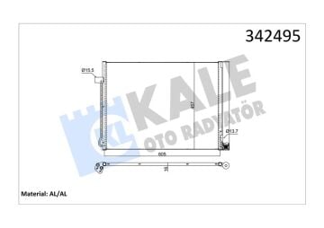 Klıma Radyatoru Bmw E70 F15 E71 F16 KALE 342495