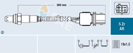 Egsoz Sensoru Hego Sensor Volvo C70 I S60 I S80 I V70 I Xc70 Xc 90 FAE 75141