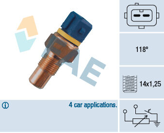 Hararet Müşürü P106-P306-P405-P406-Expert-Jumpy-Partner-Berlıngo-Boxer-Jumper-Ducato-Xsara-Saxo 1.6-1.8-1.9-2.0 FAE 34050