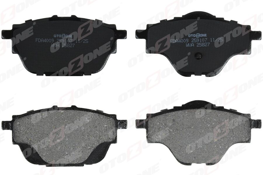 Arka Fren Balatası Astra L-Grandland-C4 Grand/Spacetourer-C5 Aırcross-P508-P5008-P308-P3008-Ds4-Ds7 OTOZONE FDA4009