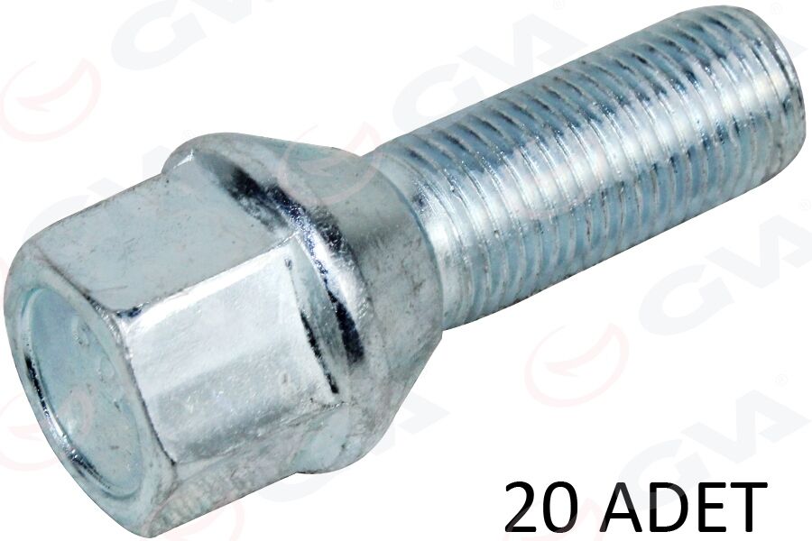 Bijon Civatası Galvaniz Fıat Doblo Y.M Egea Cıtroen-Peugeot-Opel-Ford Aa17-M12x1.25X28 Paket Ade T : 20 GVA 8820145
